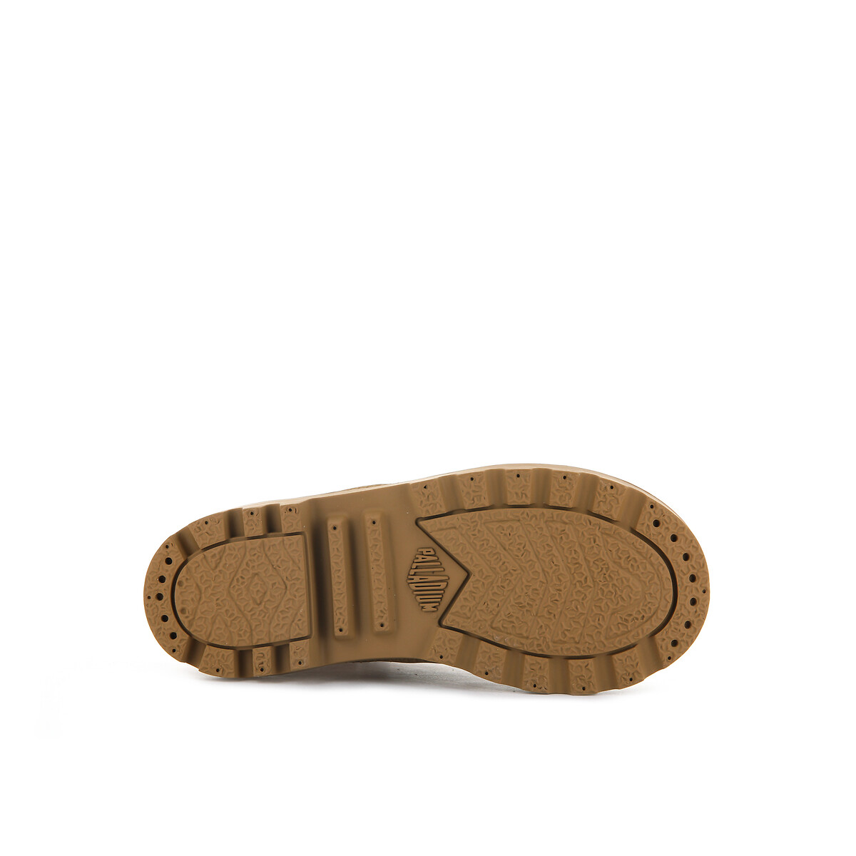 Pampa Hi Cuff Waterproof gevoerde leren bottines kastanje, PALLADIUM