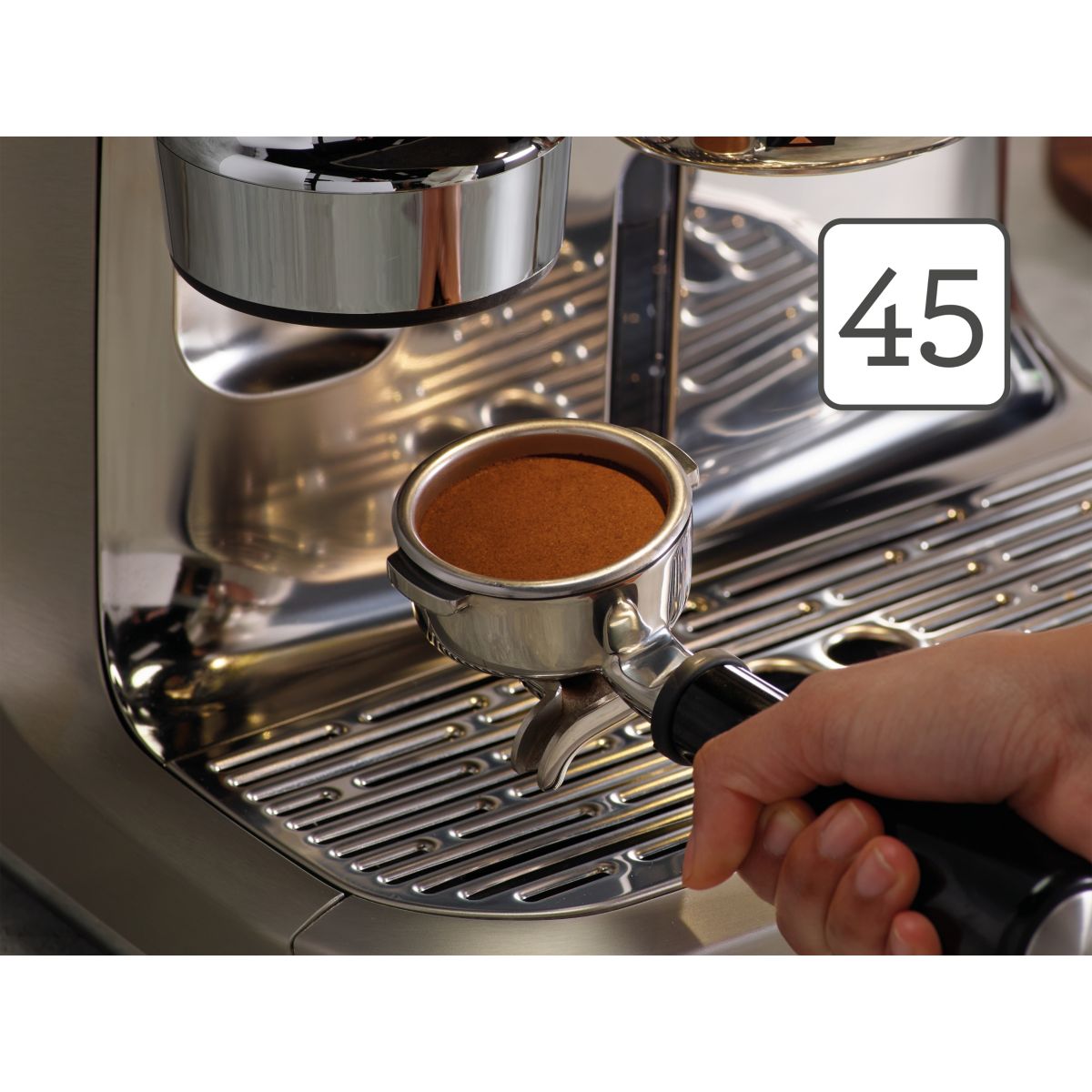 Machine à expresso SES995BTR4EEU1 noir, SAGE APPLIANCES