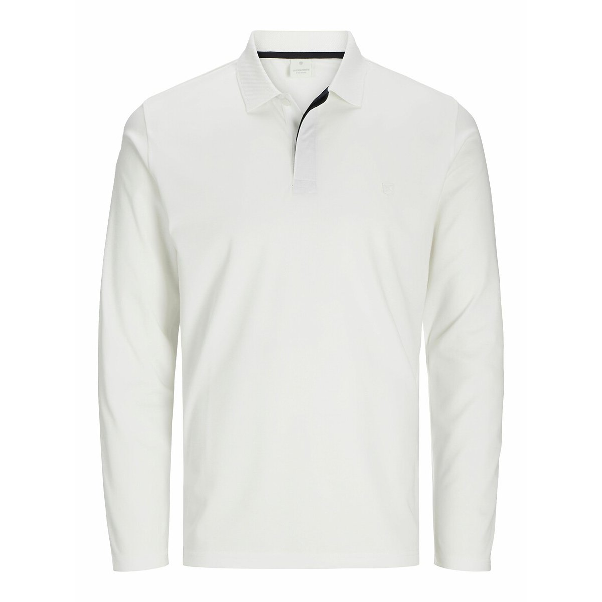 Polo manches longues droit ecru, JACK & JONES