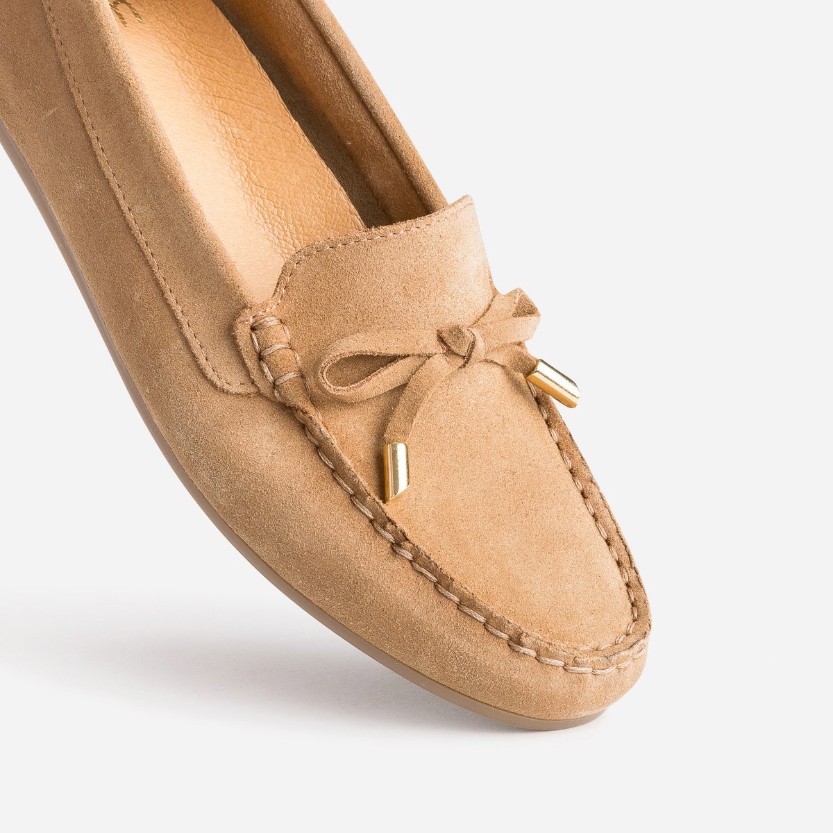 Mocassin en cuir ALAGNON camel, ERAM