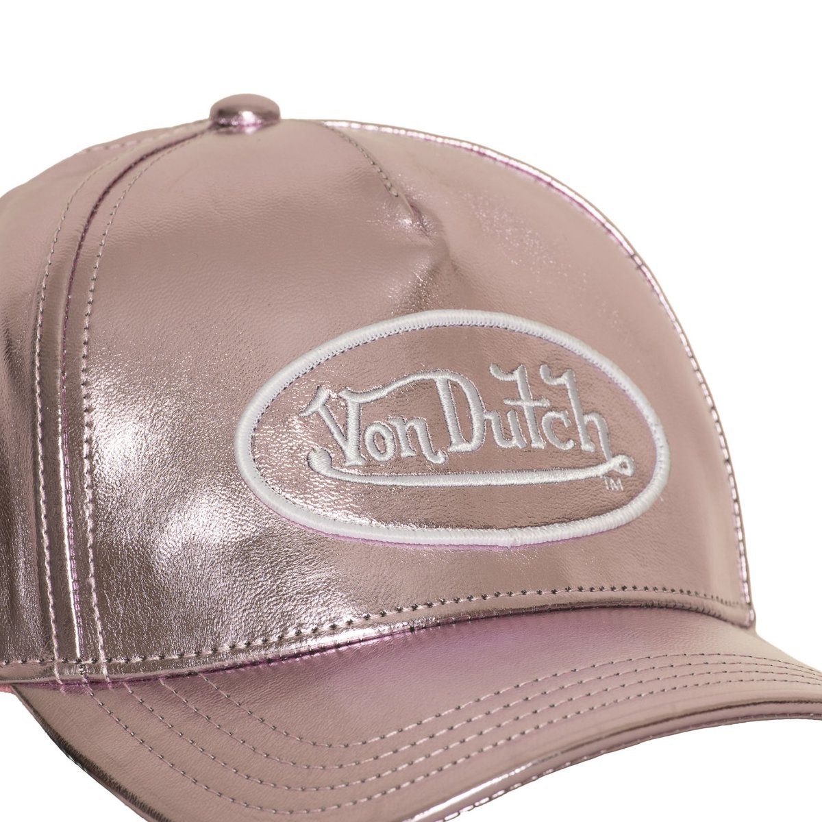Casquette baseball SHINNY rose/blanc, VON DUTCH