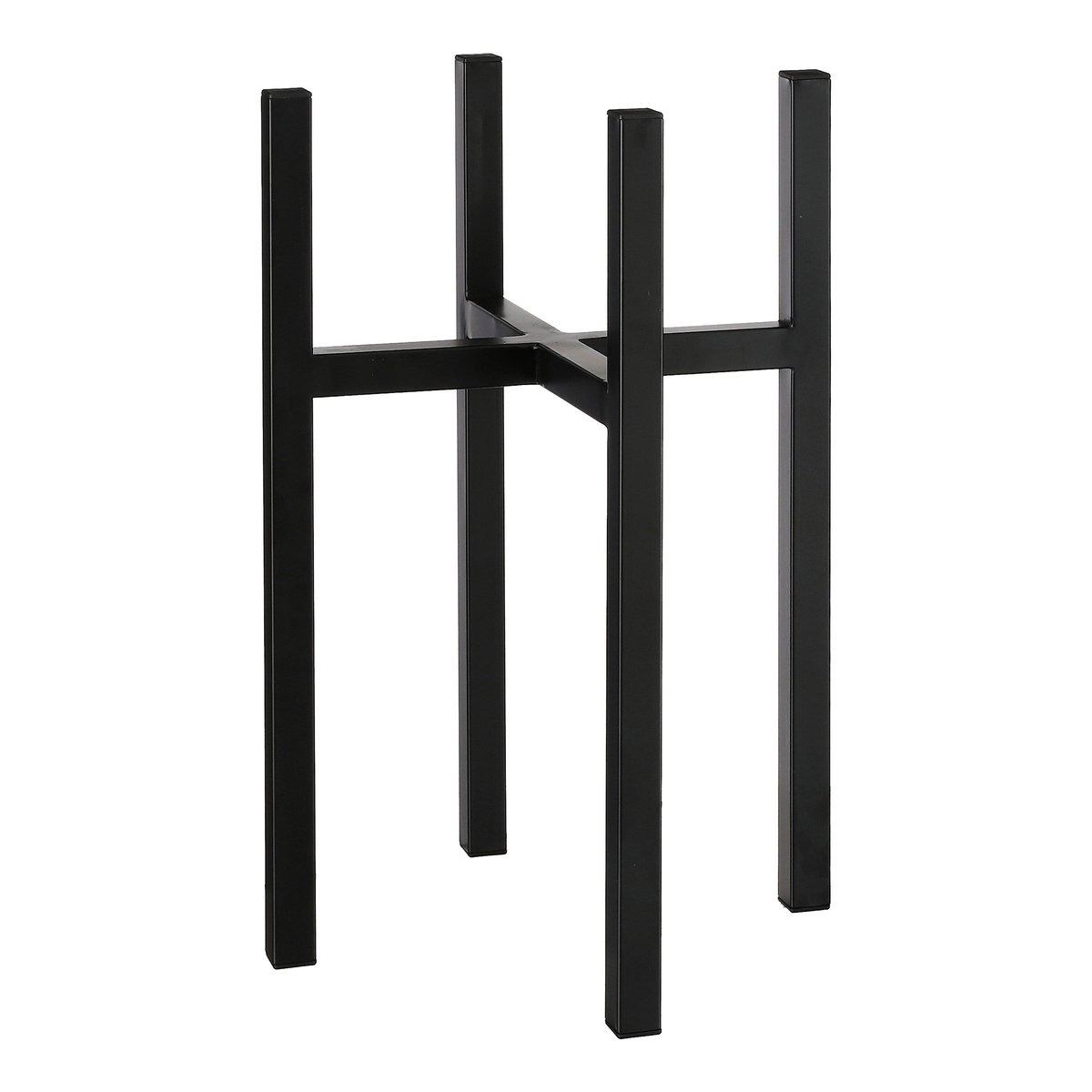Support pour plantes H50 cm ASCOT XL noir, MICA DECORATIONS