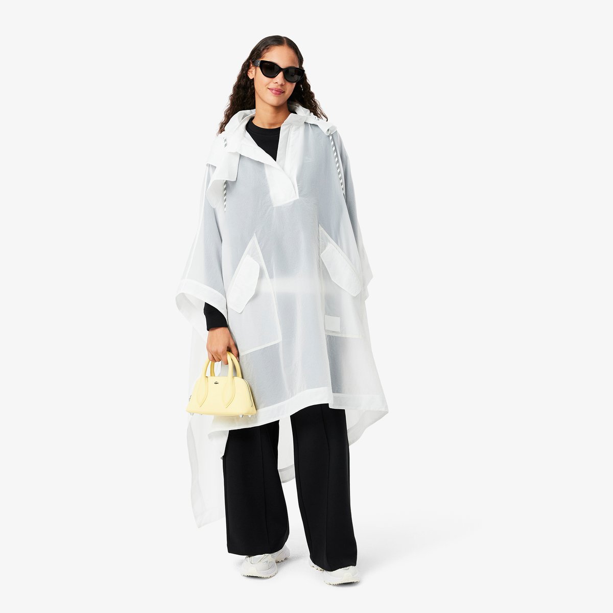 Sweatshirt oversize coton noir-031, LACOSTE
