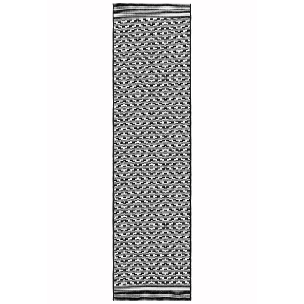 Tapis de couloir intérieur extérieur LOBBY gris, NOVATREND