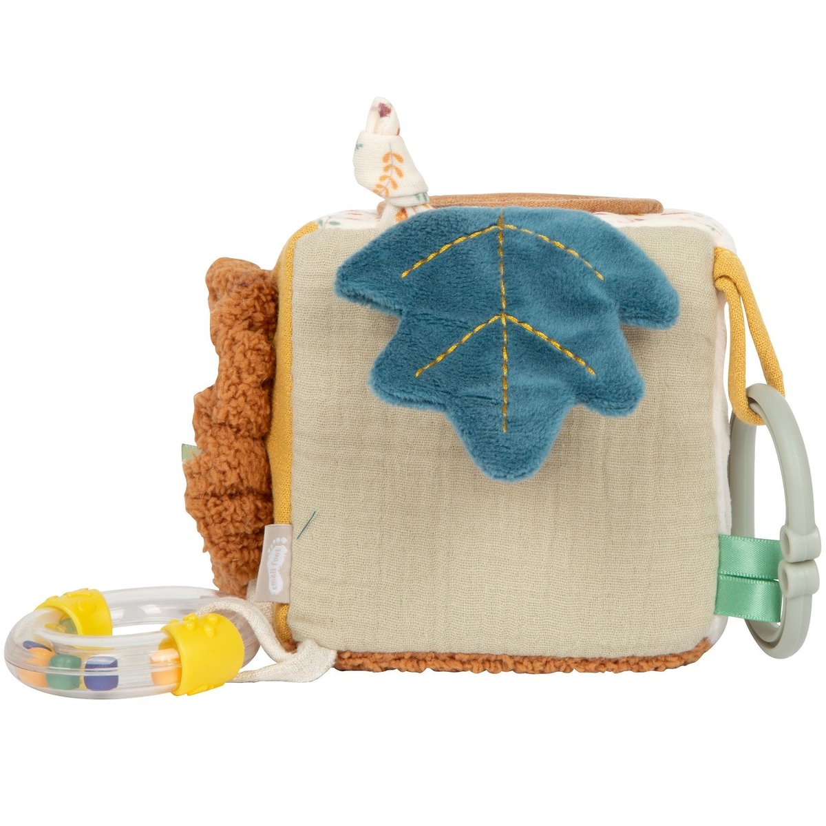 Cube de jeu en tissu LITTLE LION jaune, SMALL FOOT COMPANY