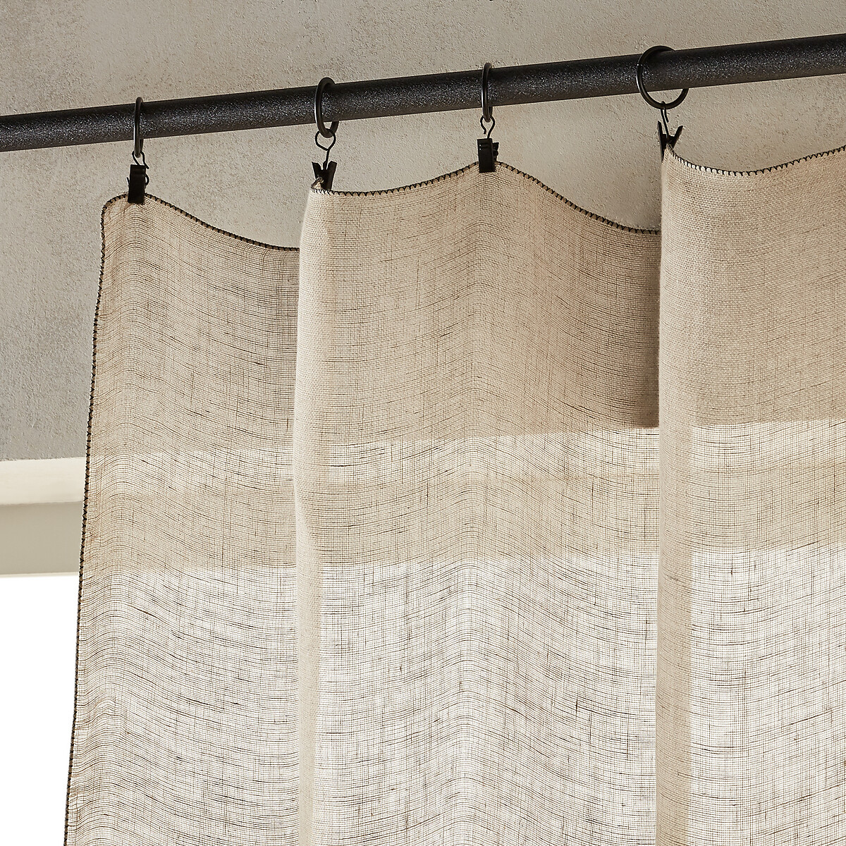 Noctuelle Linen Voile Curtain natural, AM.PM