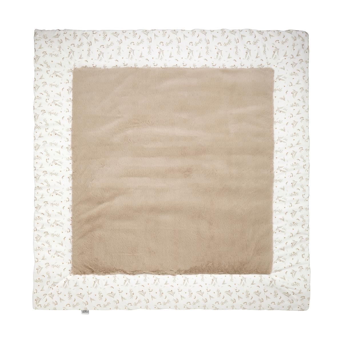 Tapis de jeu réversible beige, écru, BB & CO