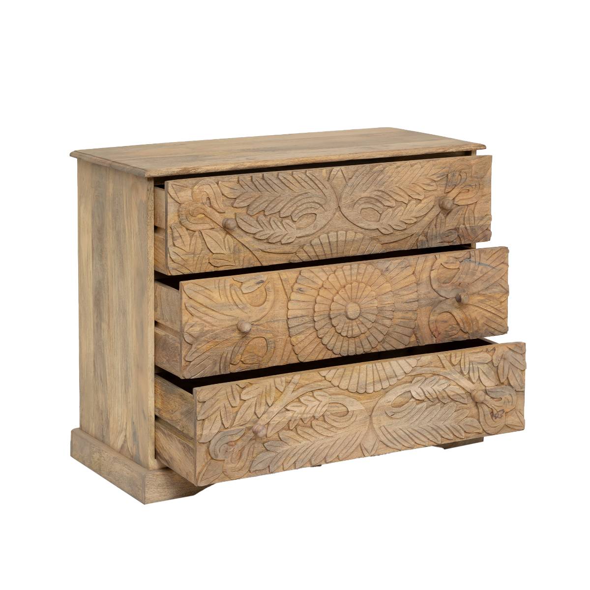 Commode en bois de manguier ADONIE bois clair, MADE IN MEUBLES