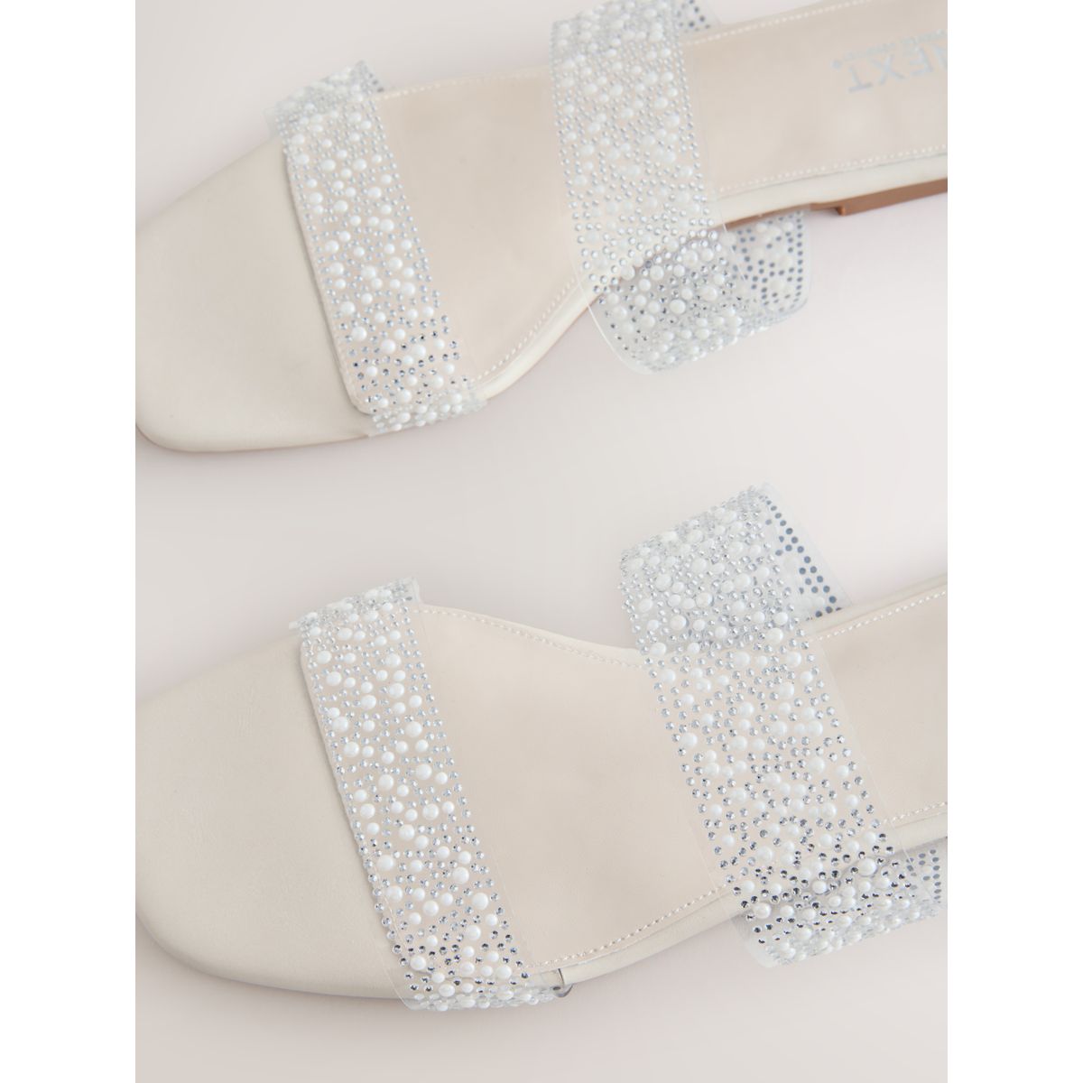 Sandales à perles forever comfort® blanc, NEXT