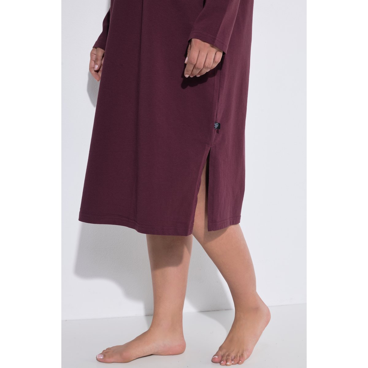 Lot de 2 chemises de nuit / grands T-shirts marron foncé, ULLA POPKEN