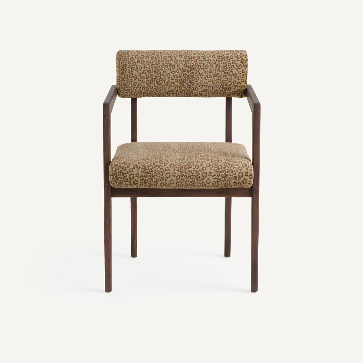 Poltrona da tavolo, rivestimento con stampa animalier, Izag animalier, AM.PM
