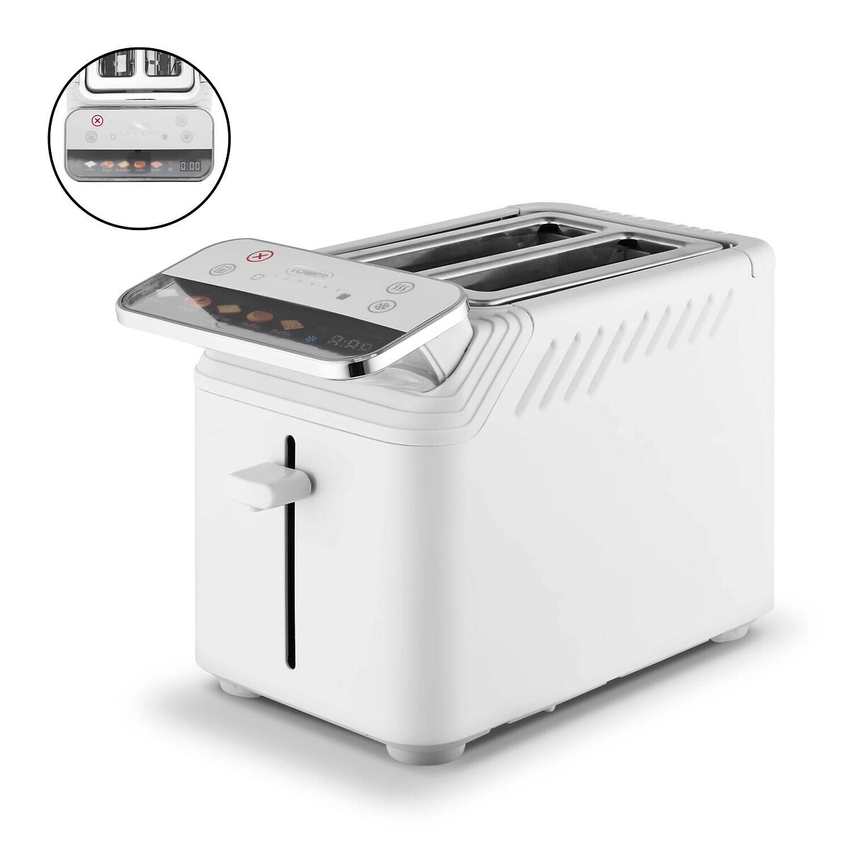 Mirage 2-Slice Digital Toaster white, TOWER