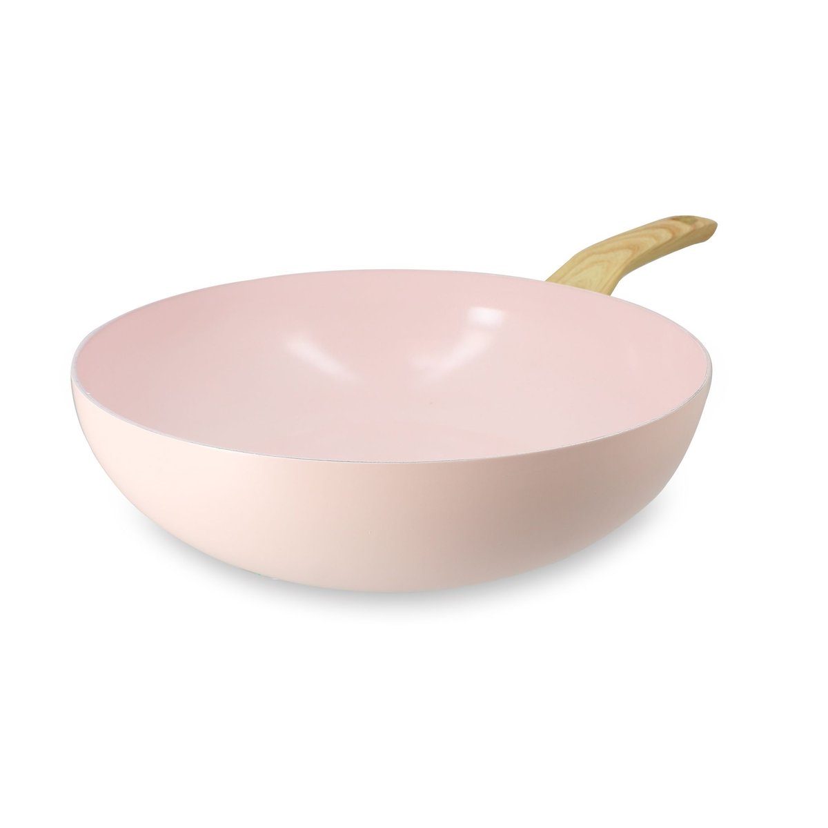 Wok en aluminium 28cm, COLORAMA rose, MENASTYL