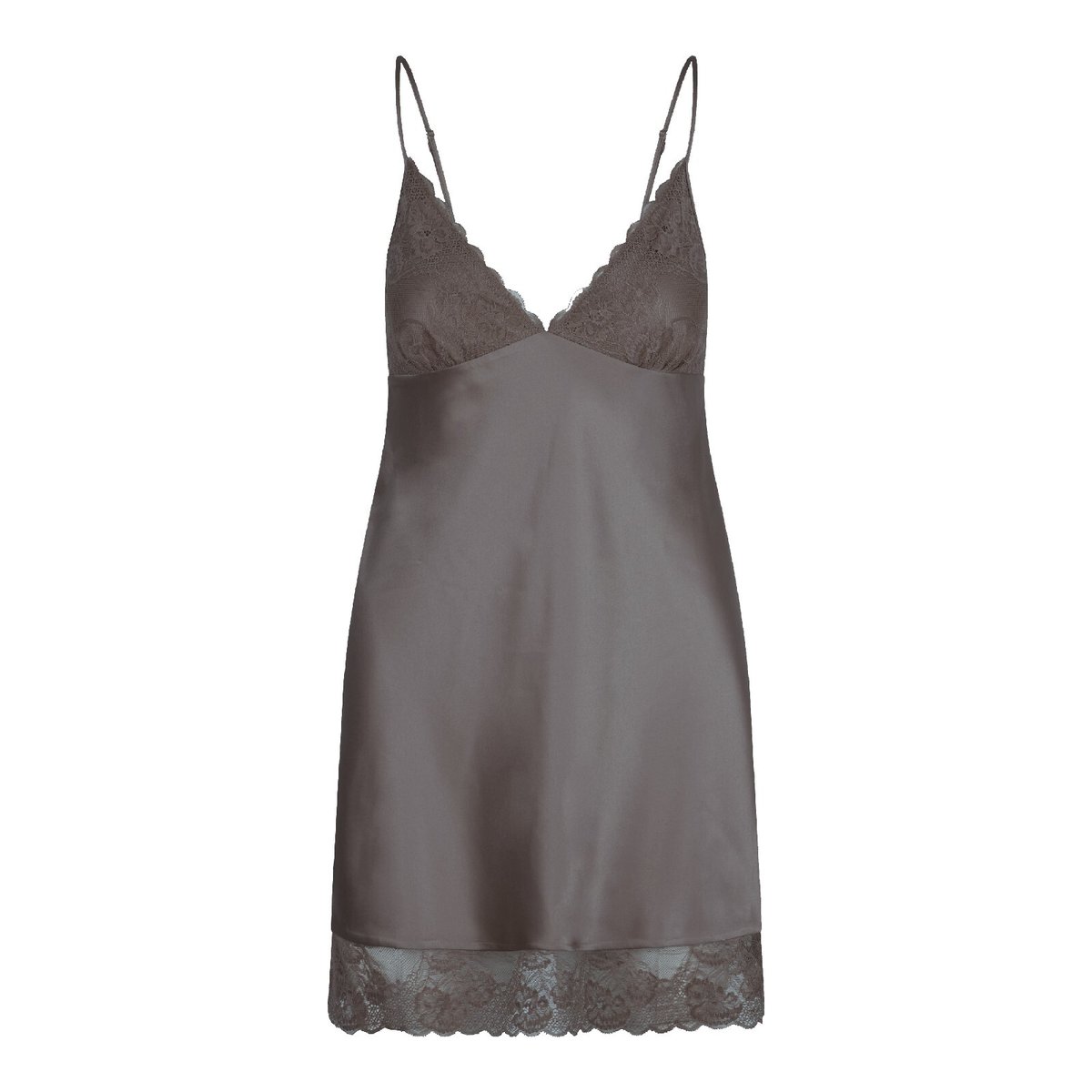 Dull Satin Dress dusty olive, LINGADORE