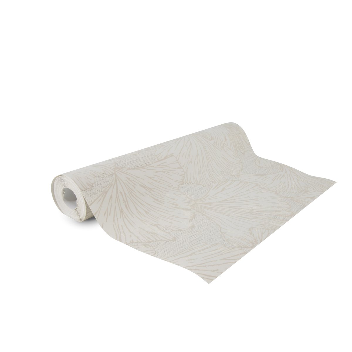 Papier peint Feuillage Gigi beige poudré, BOUTIQUE