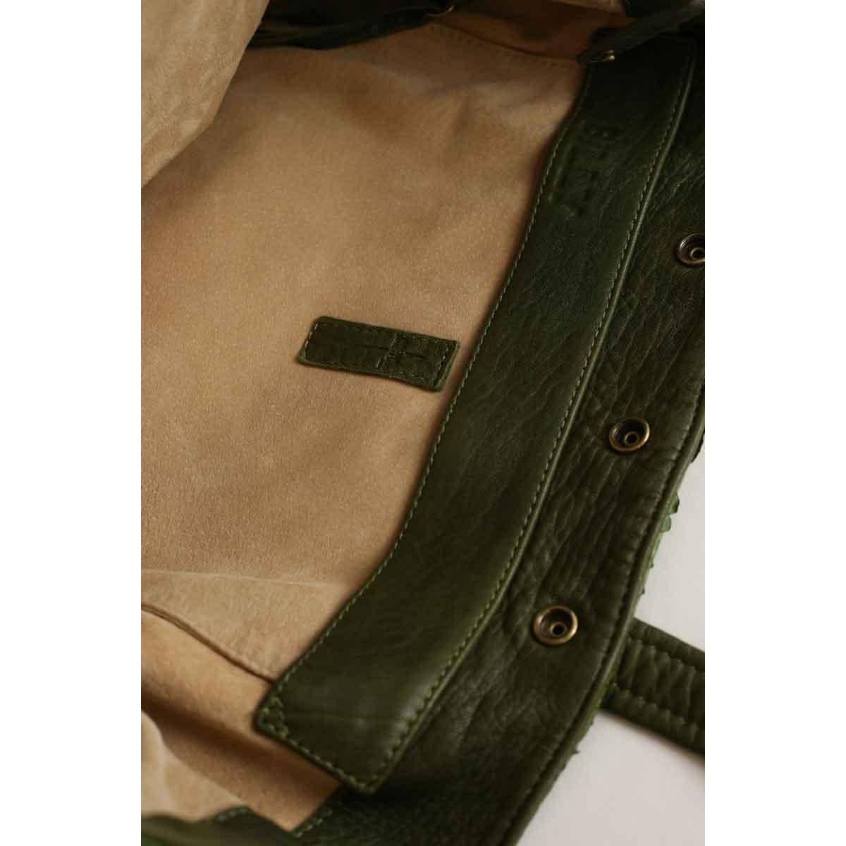 Sac porté épaule - Très Bon État vert, JEROME DREYFUSS