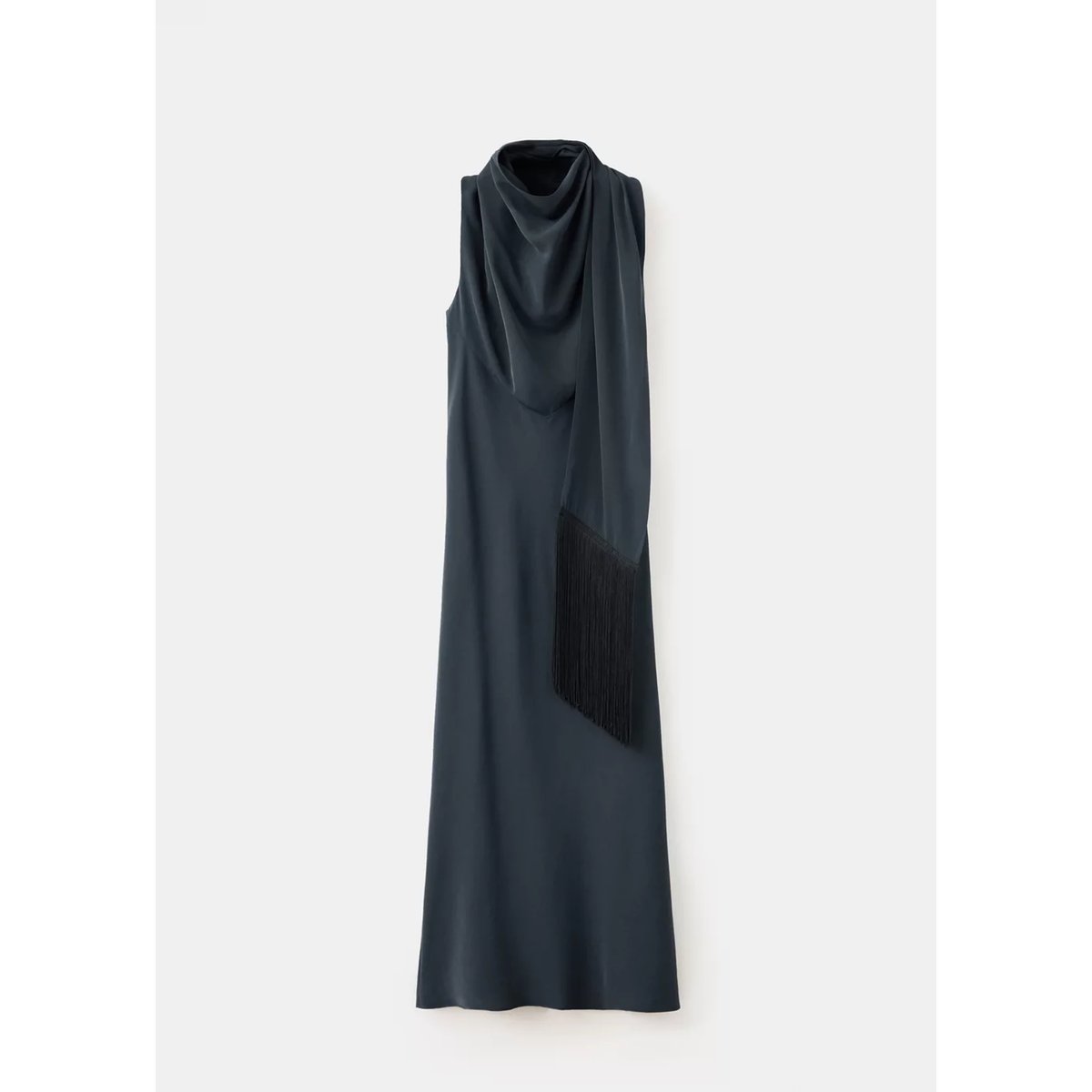 Robe vicky gris anthracite, MANGO