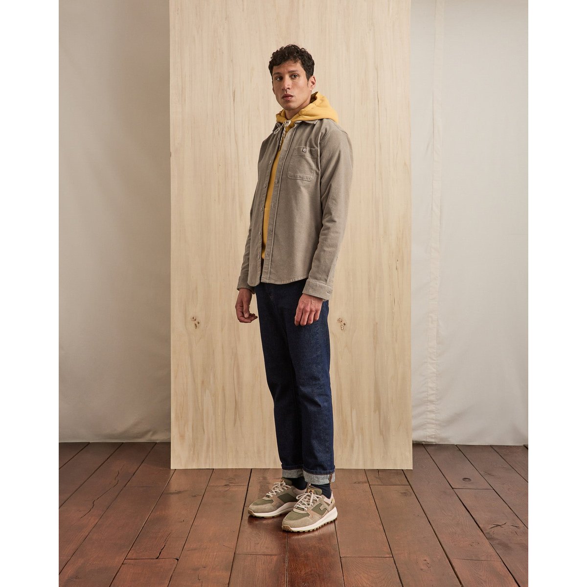 Chemise coton ONCA beige clair, FAGUO