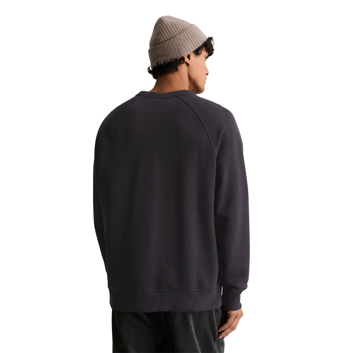 Sweat-shirt ample à la texture marquée noir, MARC O’POLO DENIM