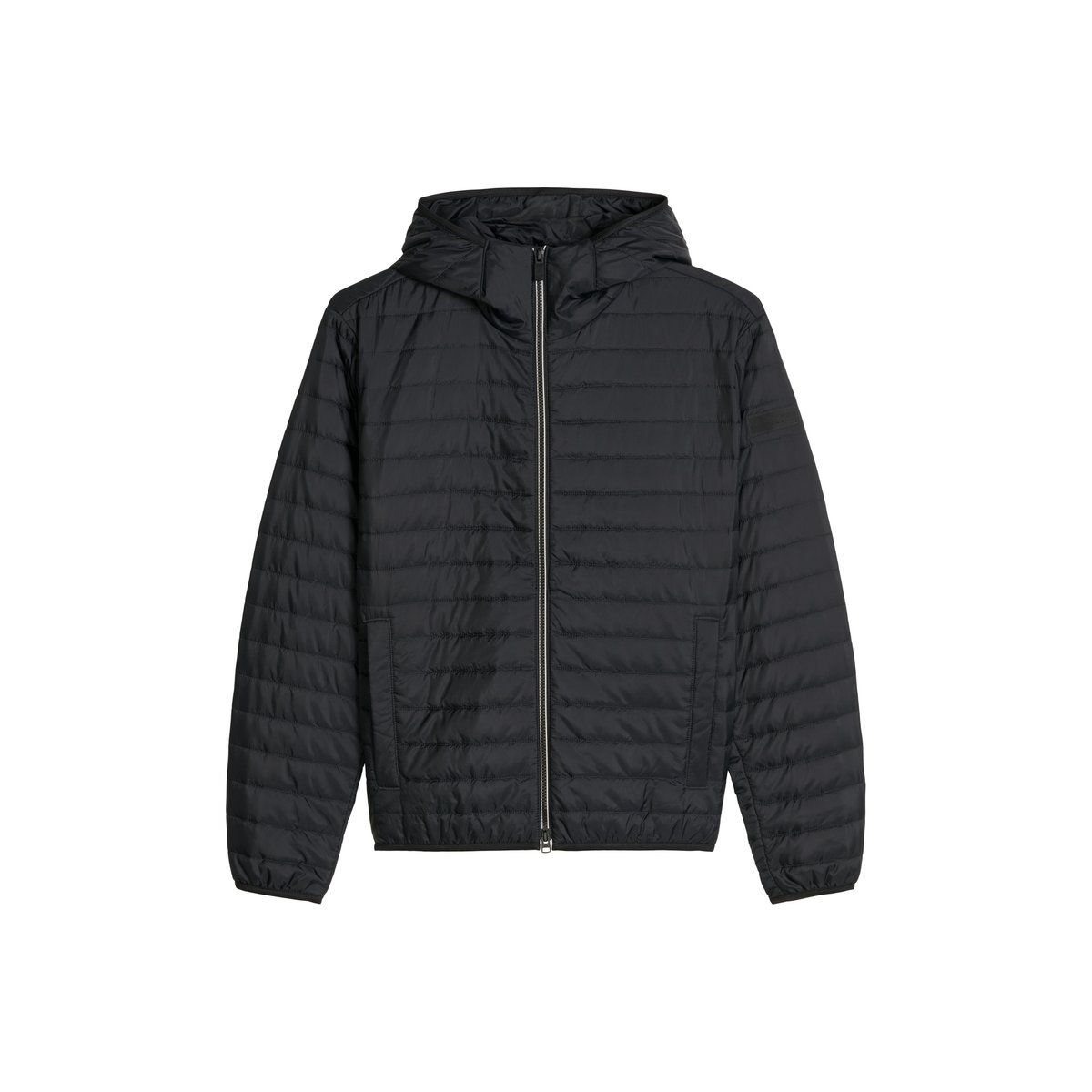 Veste matelassée coupe classique avec un léger rembourrage en Unifi REPREVE® noir, MARC O'POLO