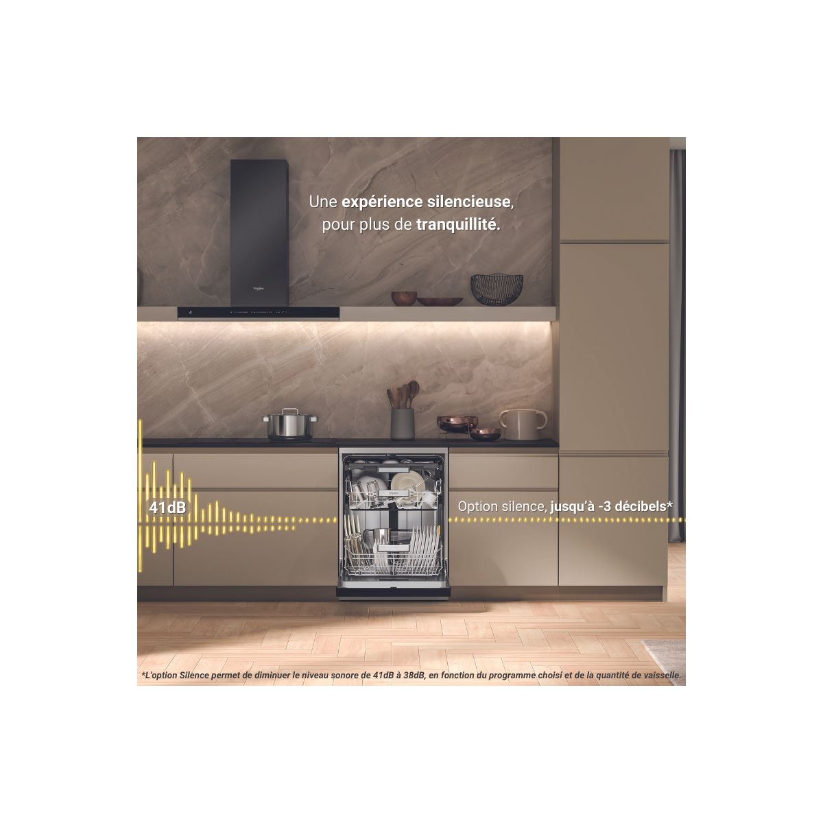 Lave vaisselle 60 cm W7FHS51X MaxiSpace couleur unique, WHIRLPOOL