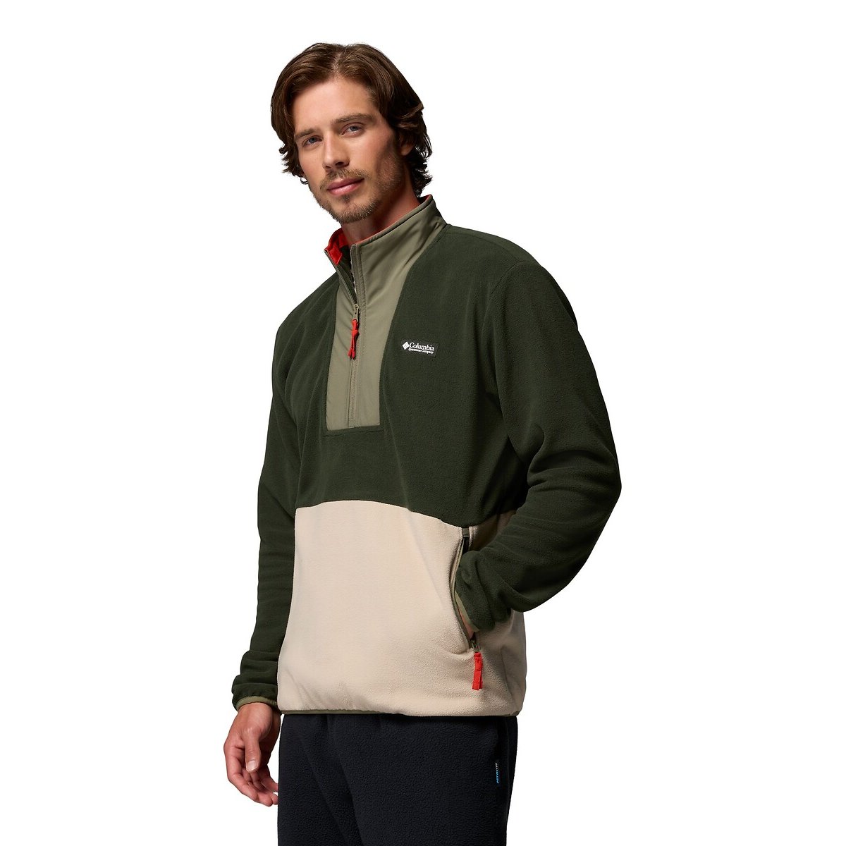 Polaire col montant demi-zippé, Sequoia Grove vert, COLUMBIA