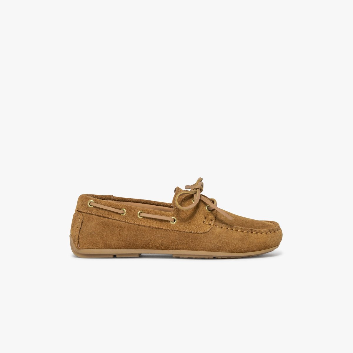 Mocassin en cuir ASTRIDE marron camel, BOCAGE
