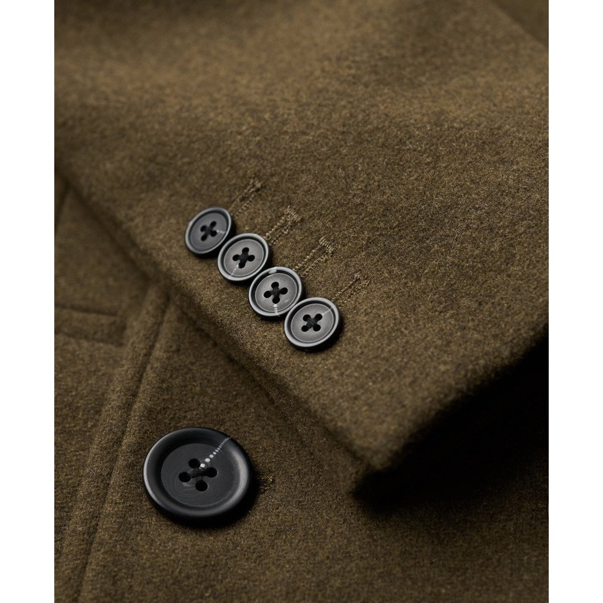 The Merchant Store - Manteau de ville kaki intense, SUPERDRY