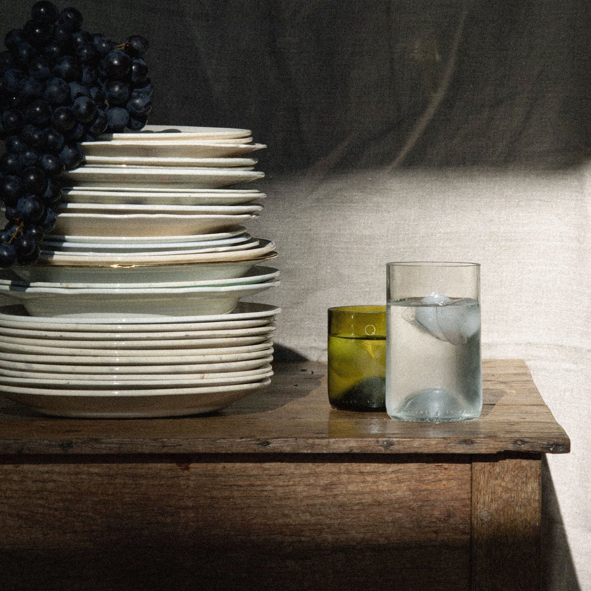 Lot de 4 verres 33cl transparent, QDB EDITIONS