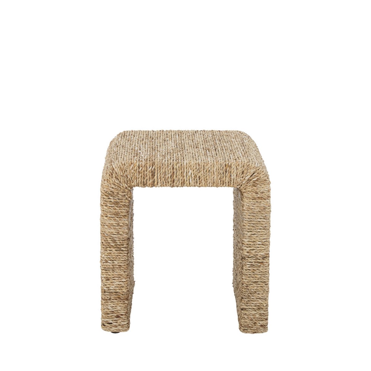 Tabouret en jacinthe d'eau tressé - KIEN naturel, BLOOMINGVILLE