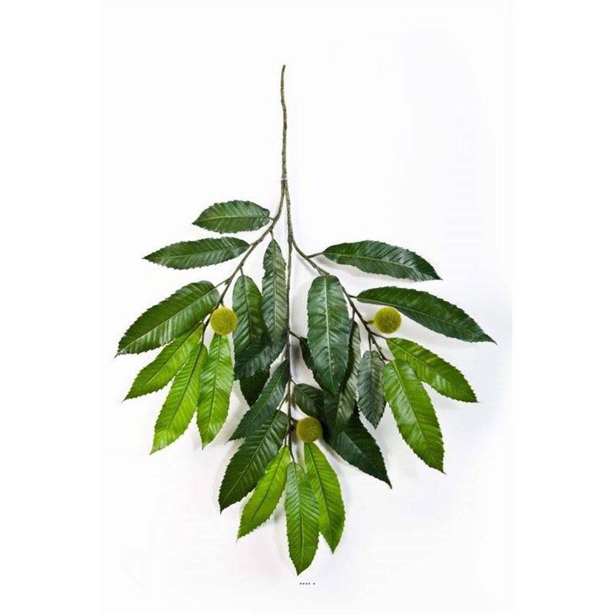 Branche de chataîgnier artificiel avec fruits v002239, ARTIFICIELLES