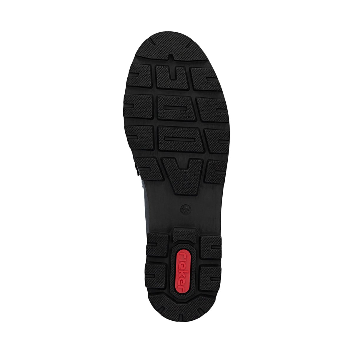 Mocassin Cuir Rgd noir, RIEKER