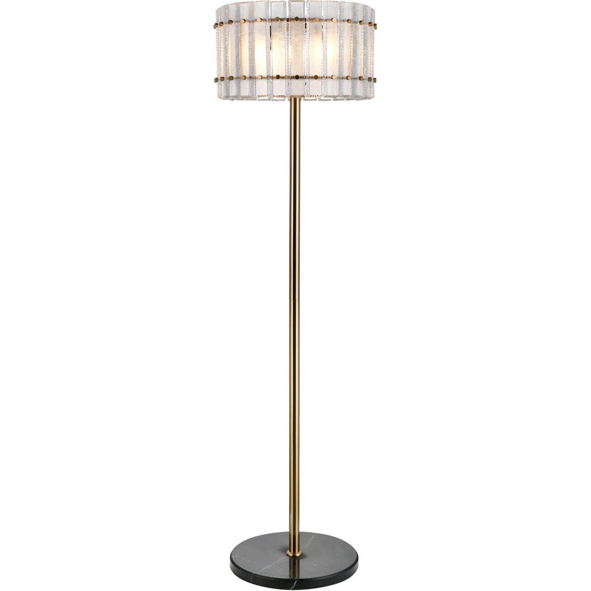Lampadaire en fer style glamour classique laiton antique, RECOLLECTION