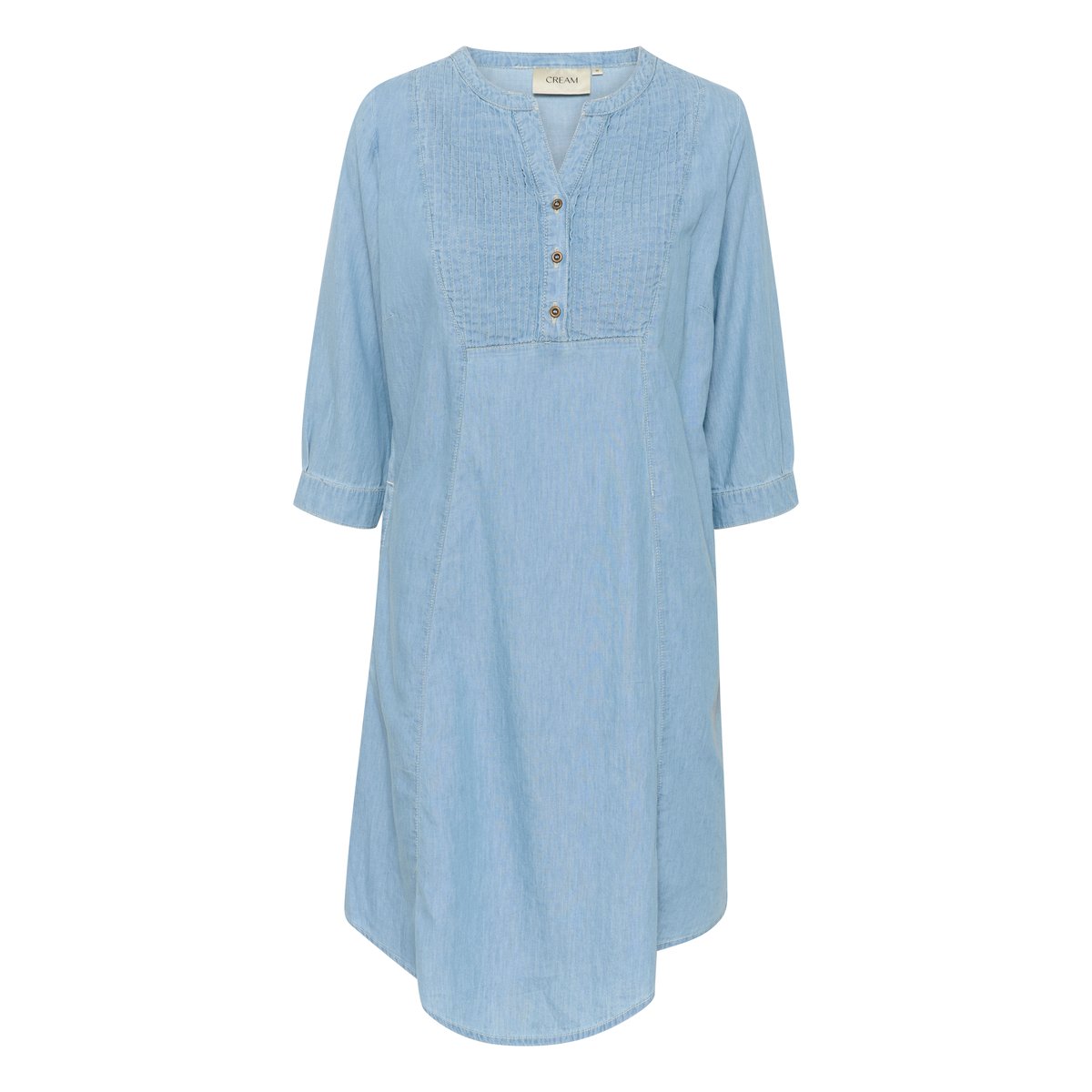 Dress bleu denim texsas blue denim, CREAM