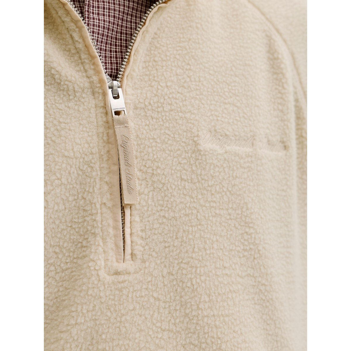 Sweat-Shirt En Polaire oatmeal, JACK & JONES
