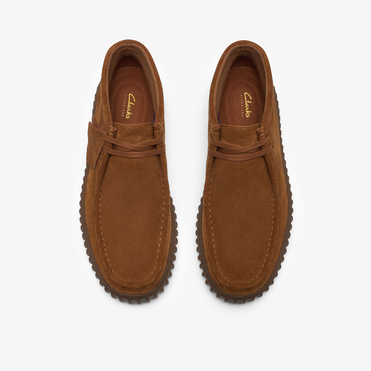 Torhill Hi suede ankle boots cinnamon, CLARKS