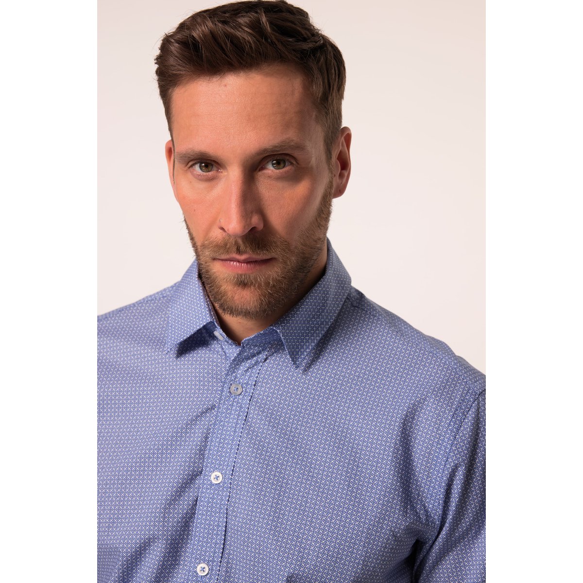 Chemise de ville collection Business gris bleu, JP1880