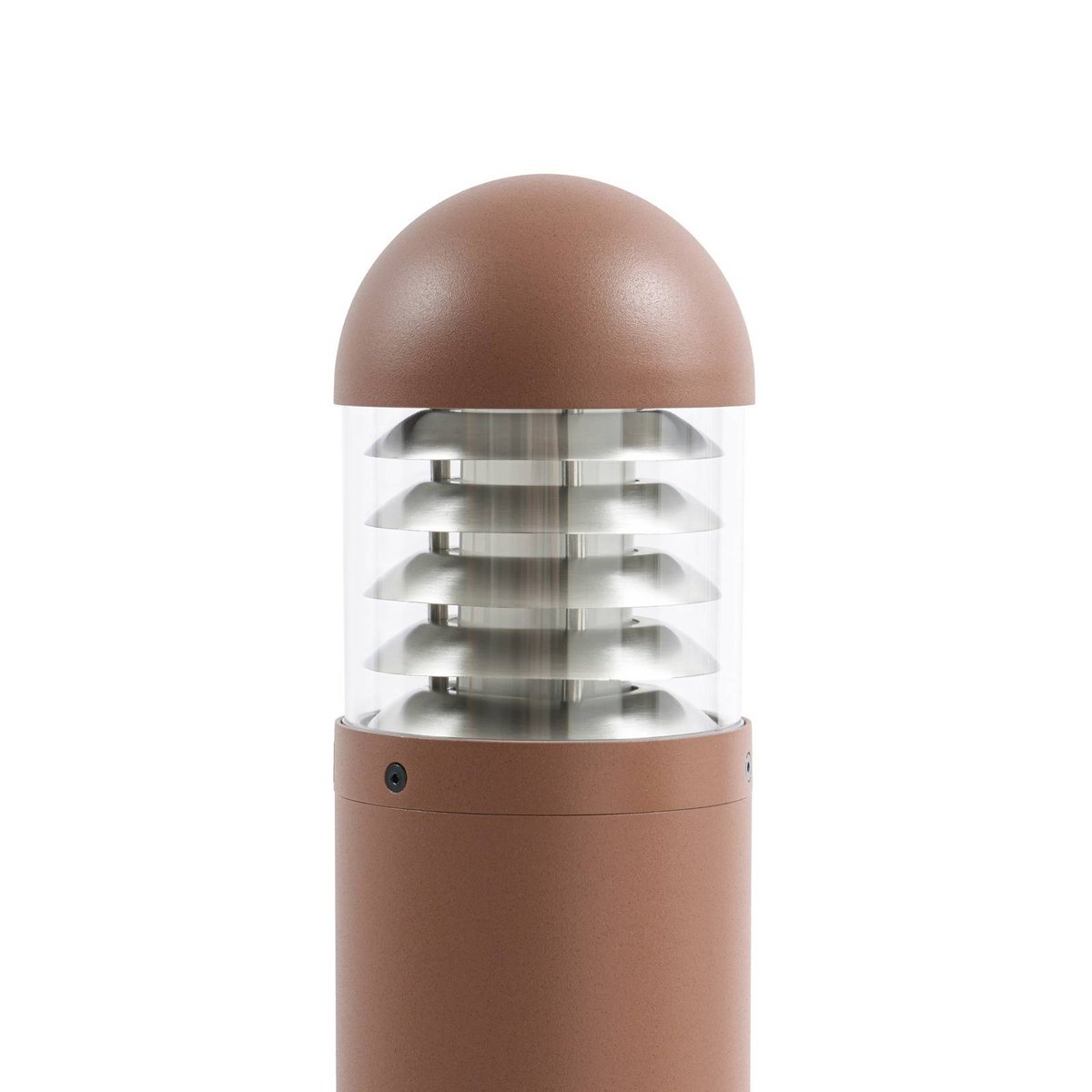 Luminaire extérieur en aluminium moderneLED brun, clair, LUCANDE
