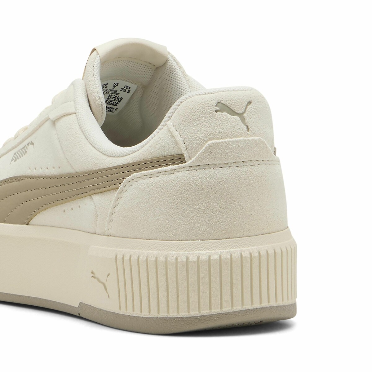 Baskets Carina Mia Suede beige/marron, PUMA