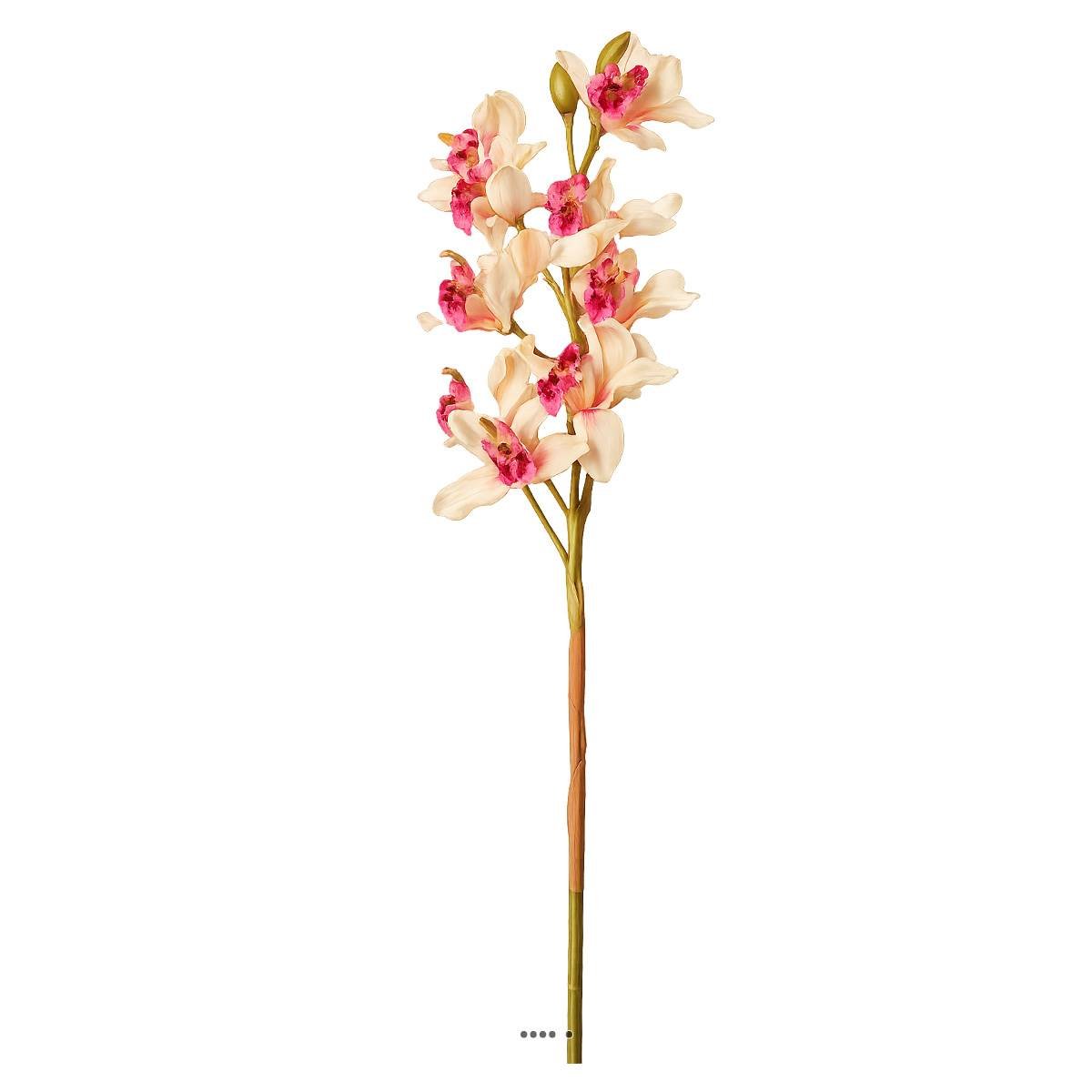 Superbe orchidée artificielle en tige H 85 cm v002234, ARTIFICIELLES