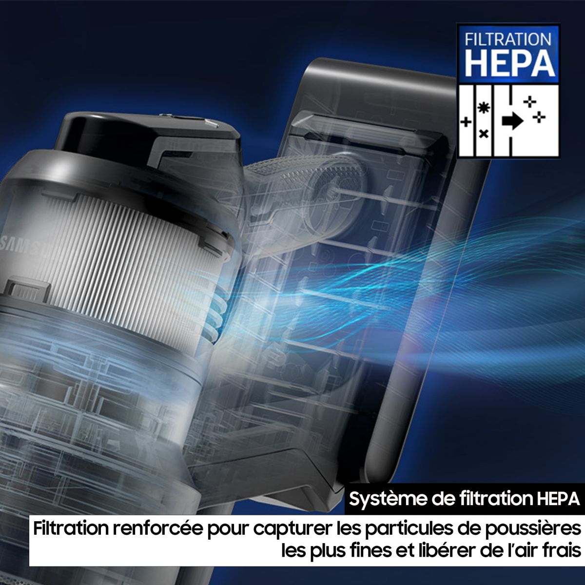 Aspirateur balai Bespoke AI Jet Lite Complete Extra 2 batteries VS80F28EES couleur unique, SAMSUNG