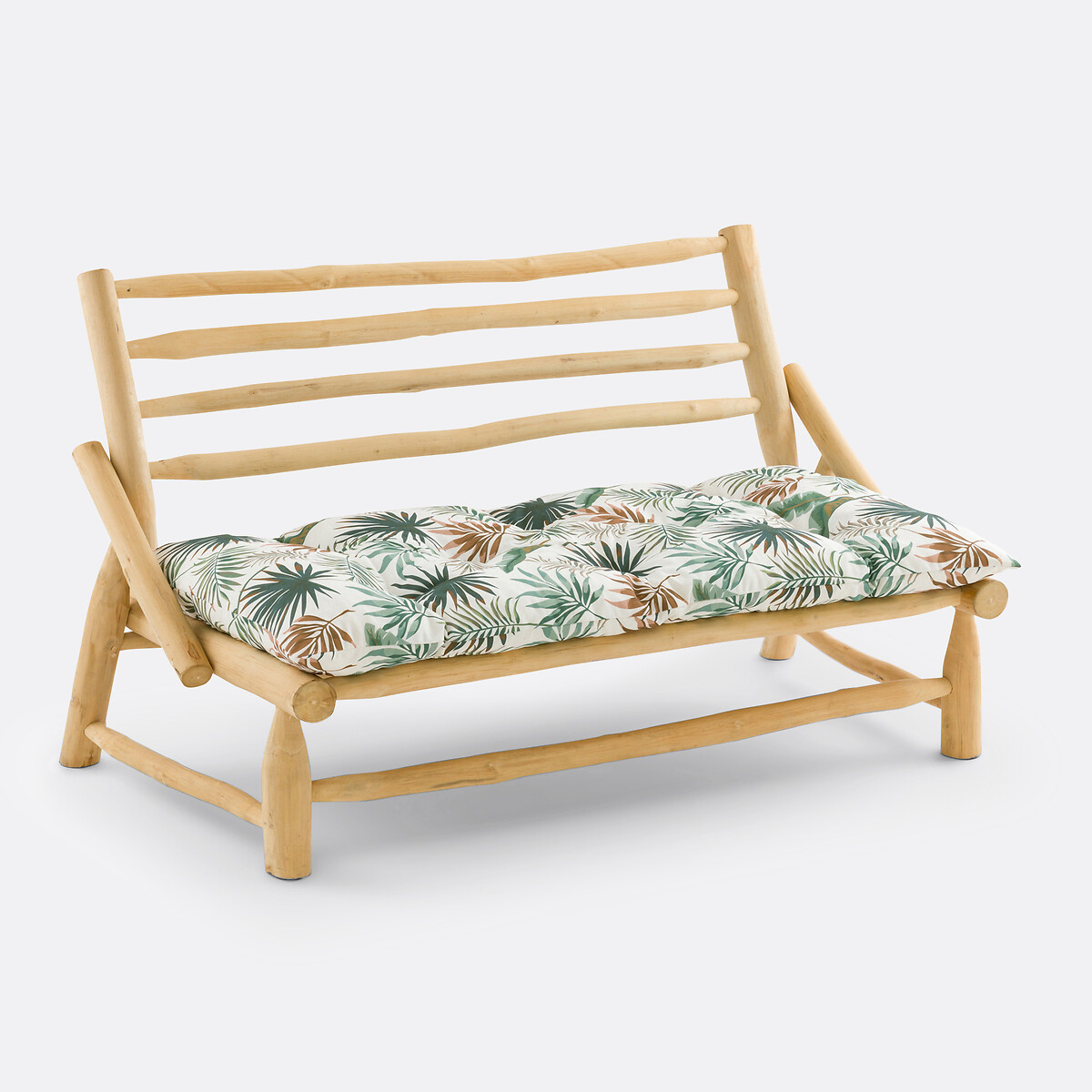Colchoneta de exterior Acapulco estampado verde, LA REDOUTE INTERIEURS