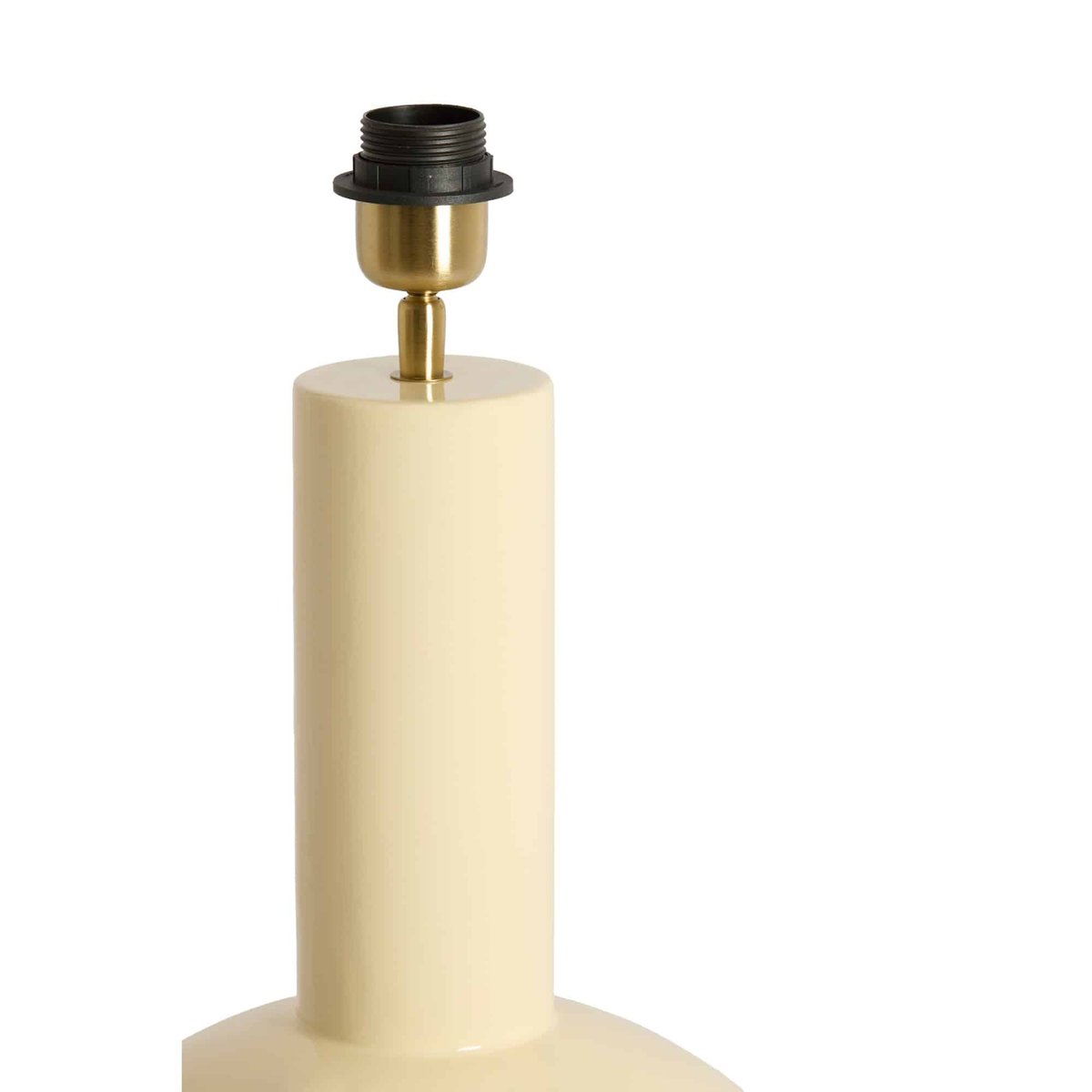 Pied De Lampe Métal BENAO crème, LIGHT & LIVING