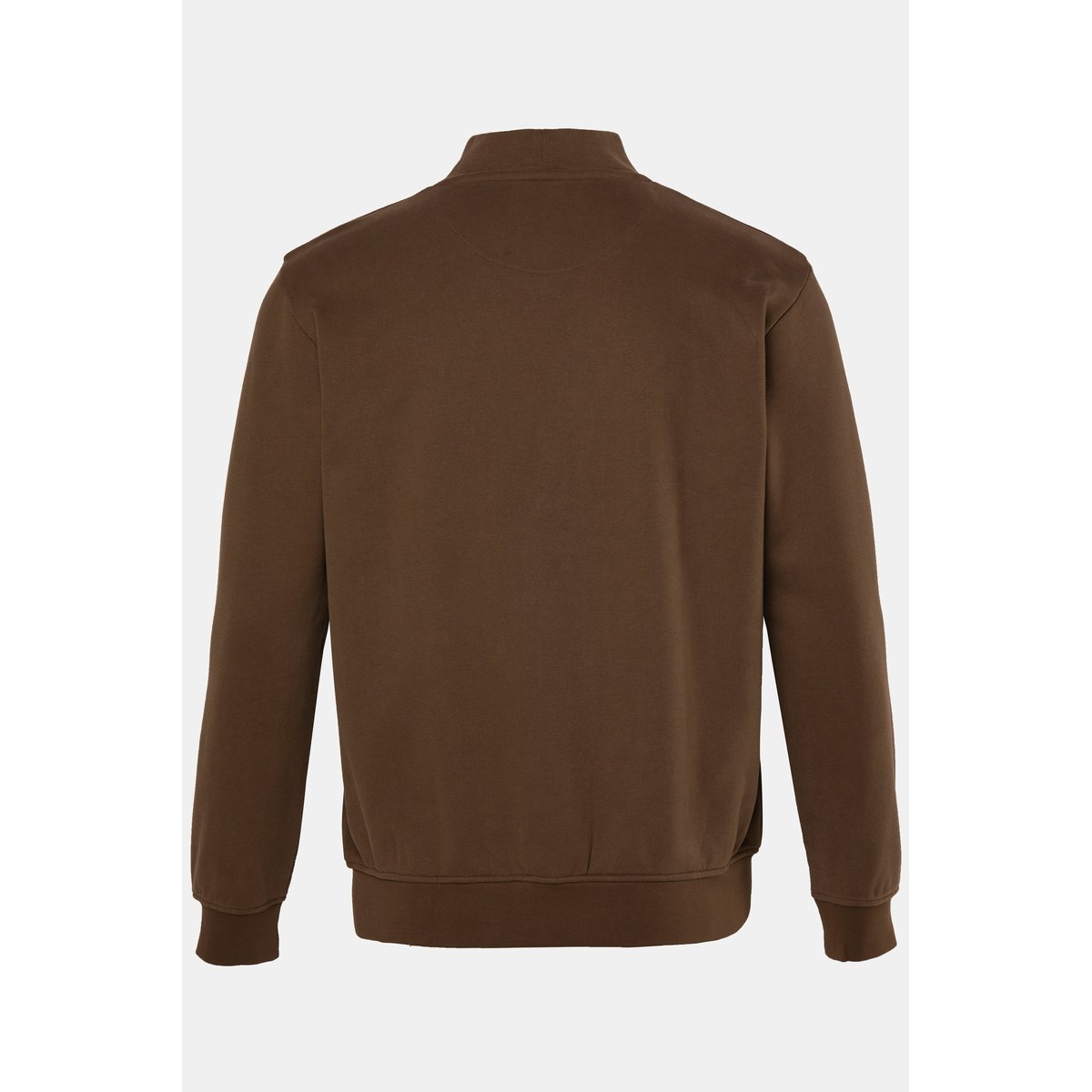 Cardigan en molleton marron moka, JP1880
