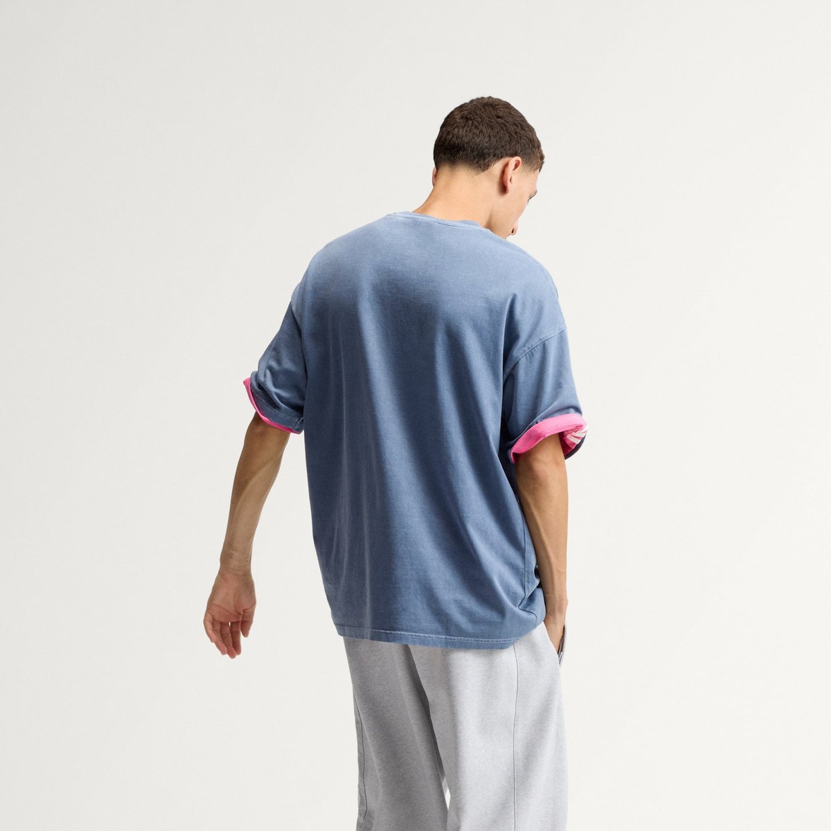 T-Shirt Délavé Adisignature Ny team navy blue 2, adidas Originals