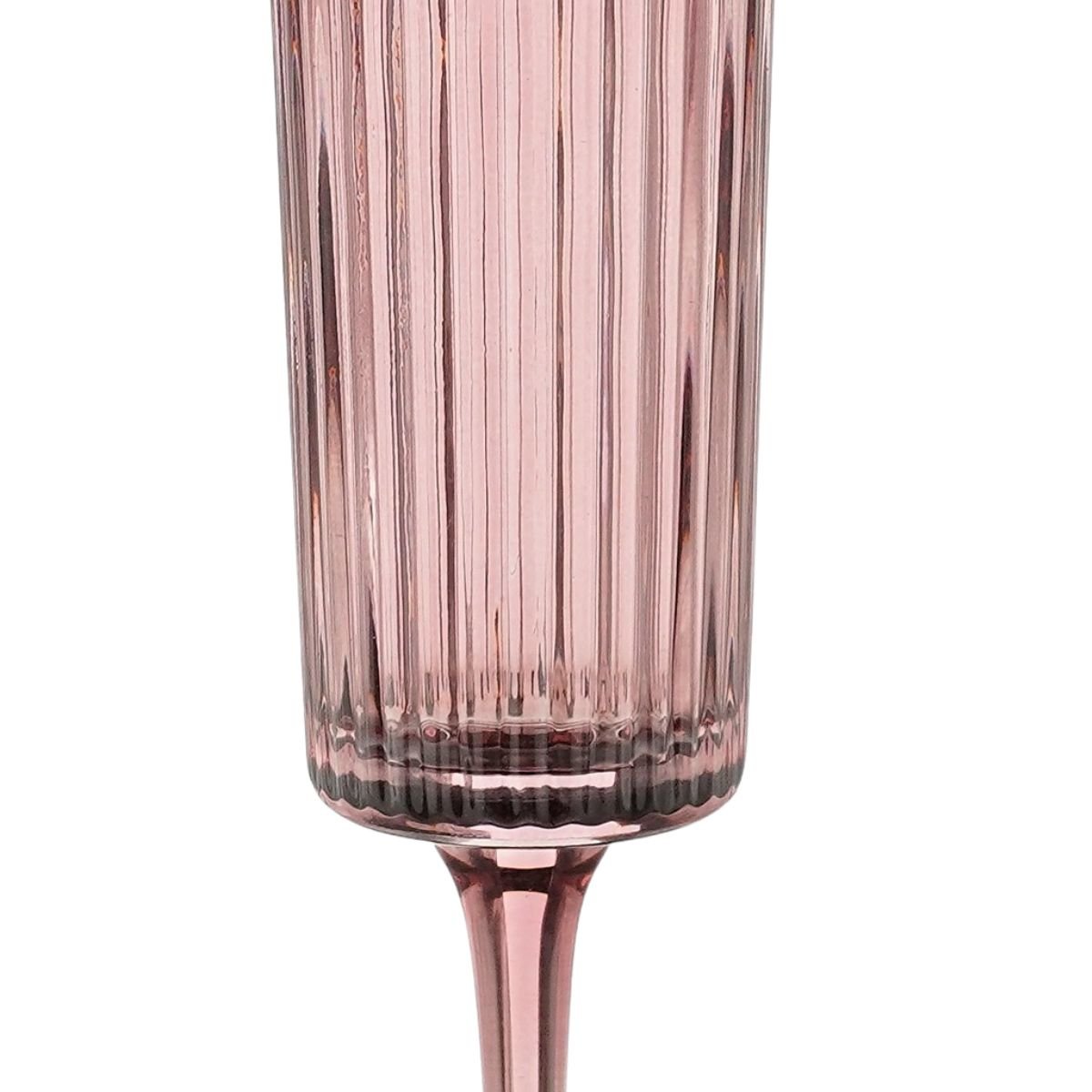 Verre de champagne GRIGIO rose, MICA DECORATIONS