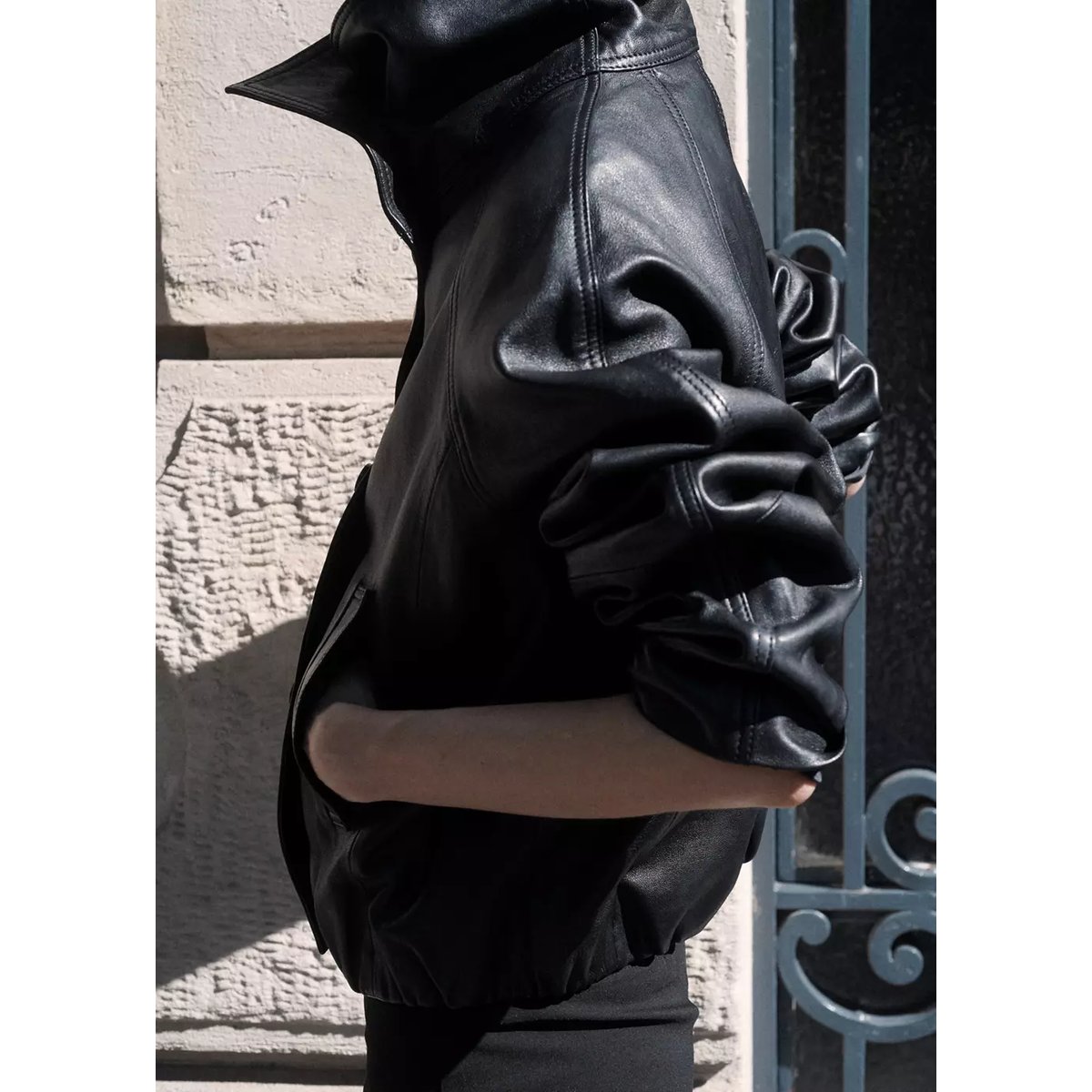 Veste shoper noir, MANGO