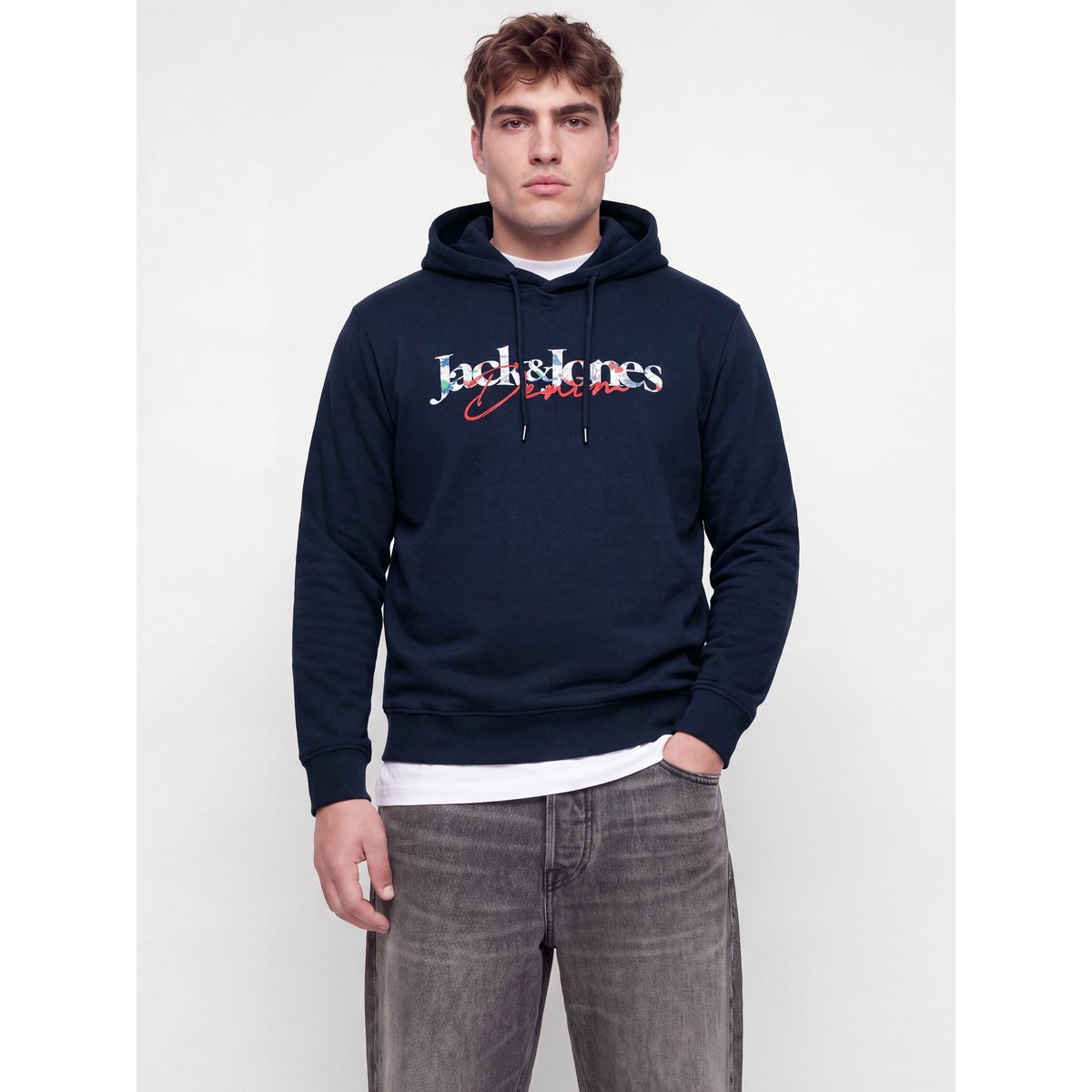 Sweat À Capuche navy blazer, JACK & JONES