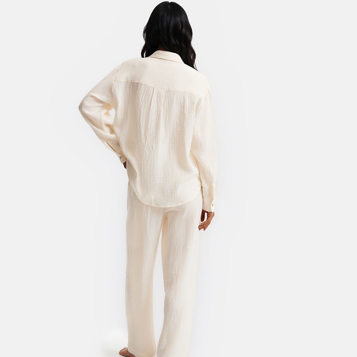 Signatures Margot Pyjamas in Cotton Muslin ivory, LA REDOUTE COLLECTIONS