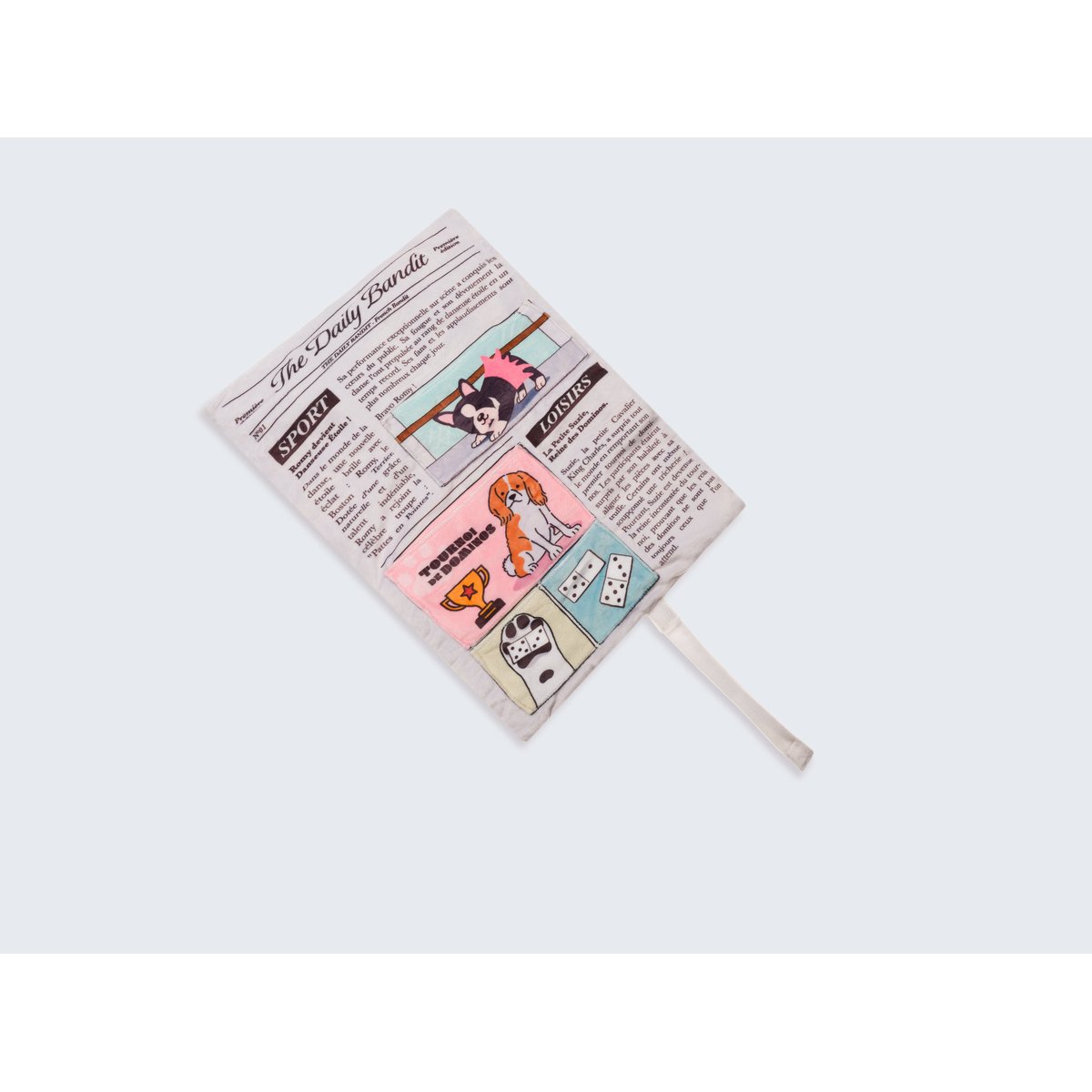 Jouet pour chien journal couleur unique, FRENCH BANDIT